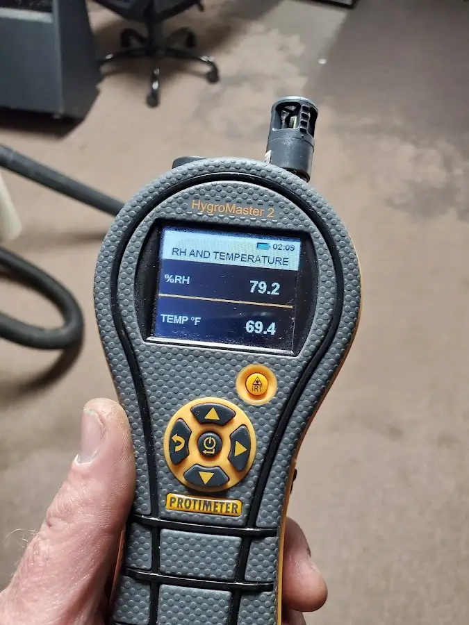 Moisture meter humidity assessment for Fire & Smoke Damage Restoration in Willis